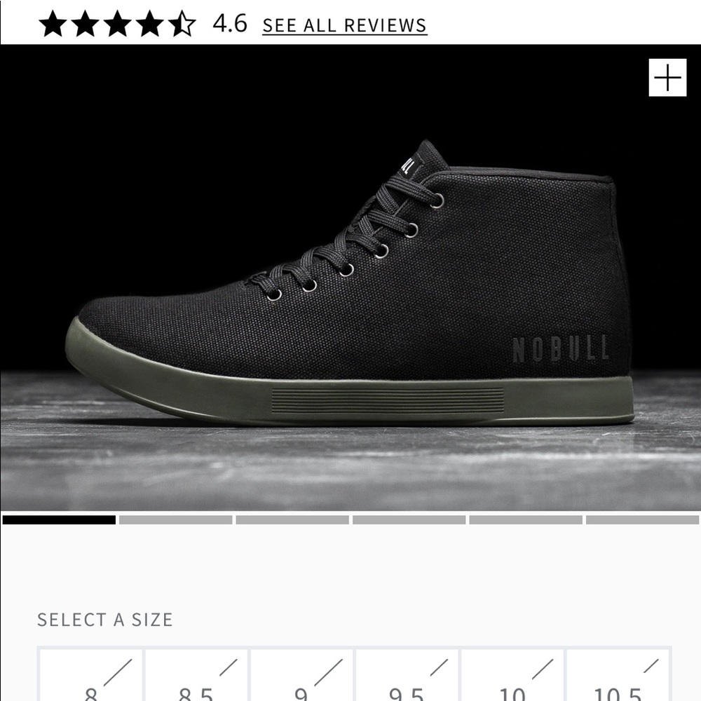 Men’s NoBull Project Black Ivy Canvas Mid Trainer